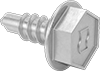 Steel Flanged Hex Head Drilling Screws