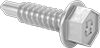 Steel Flanged Hex Head Drilling Screws