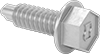 Steel Flanged Hex Head Drilling Screws