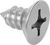 Stainless Steel Phillips Flat Head Screws for Sheet Metal