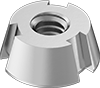 Tamper-Resistant Tri-Groove Nuts