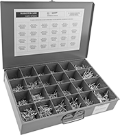 Image of Product. Front orientation. Wood Screws. Steel Flat Head Wood Screw Assortments.