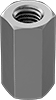 Metric Super-Corrosion-Resistant 316 Stainless Steel Coupling Nuts