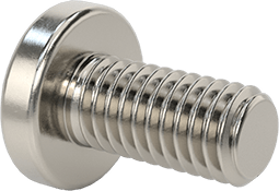 Image of Product. Back orientation. 316 Stainless Steel Pan Head Phillips Screw, M3 x 0.5 mm Thread Size, 6 mm Long.