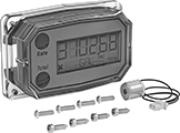 Image of Product. Front orientation. Flowmeter Displays. Flowmeter/Totalizers with Sanitary Quick-Clamp Fittings, Flowmeter/Totalizers, Digital Display.