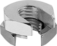 Image of Product. Front orientation. Split Nuts. Steel Slip-On Twist-Close Split Nuts.