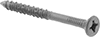Steel Flat Head Tapping Screws for Concrete, Block, and Brick