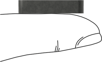 Image of Product. Side1 orientation. Contains SizingReference. Tapped Rounded Machine Key, 1018-1045 Carbon Steel, 5 mm x 5 mm, 25 mm Long.
