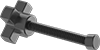Large-Diameter Swivel-Tip Thumb Screws