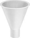 Image of Product. Front orientation. Funnels. Plastic Funnels , Style E.