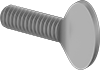 Steel Spade-Head Thumb Screws