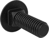 Medium-Strength Grade 5 Steel Square-Neck Carriage Bolts