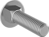 Medium-Strength Grade 5 Steel Square-Neck Carriage Bolts