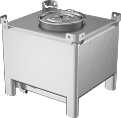 Image of Product. Front orientation. Tanks. Sanitary Easy-Drain Tanks.