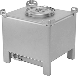 Image of Product. Front orientation. Tanks. Sanitary Easy-Drain Tanks.