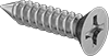 Stainless Steel Phillips Flat Head Screws for Sheet Metal