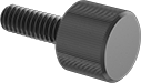 Image of Product. Front orientation. Thumb Screws. Steel High-Profile Knurled-Head Thumb Screws.
