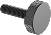 Steel Low-Profile Knurled-Head Thumb Screws