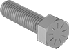 Extreme-Strength Grade 9 Steel Hex Head Screws