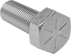 Left-Hand-Thread Steel Hex Head Screws