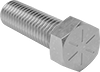 Left-Hand-Thread Steel Hex Head Screws