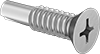 Steel Phillips Flat Head Drilling Screws