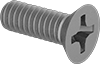 Titanium Phillips Flat Head Screws