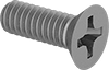 Titanium Phillips Flat Head Screws