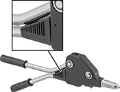 Image of Product. With Mandrel Collector. Front orientation. Contains Inset. Rivet Tools. Manual Tools for High-Strength Blind Rivets, Mandrel Collector.