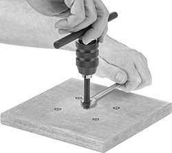 Image of ProductInUse. Front orientation. Threaded Insert Installation Tools. Installation Tools for Tapping Threaded Inserts.