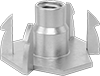 Strong-Grip Tee-Nut Threaded Inserts for Softwood