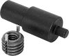 Key-Locking Threaded Inserts with Installation Tools