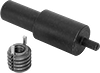 Key-Locking Threaded Inserts with Installation Tools