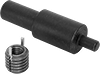 Key-Locking Threaded Inserts with Installation Tools