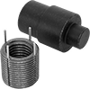 Key-Locking Threaded Inserts with Installation Tools