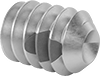 Thread-Locking Stainless Steel Cup-Tip Set Screws