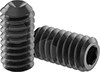 Thread-Locking Steel Cup-Tip Set Screws