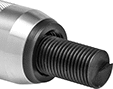 Image of Specification. Threaded Drive. Front orientation. ZoomedIn view. Threaded Drive Helical Insert Tool. Easy-Start Helical Threaded Insert Installation Tools, Threaded Insert Installation Tools with Depth Stop.