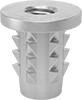 Hammer-In Threaded Inserts for Softwood