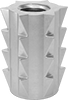 Flush-Profile Hammer-In Threaded Inserts for Softwood