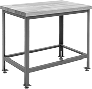 Image of Product. Front orientation. Tables. Wood-Top Tables, Style C, Stationary.