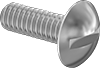 Stainless Steel Extra-Wide Truss Head Slotted Screws