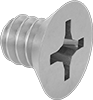 Steel Phillips Flat Head Screws