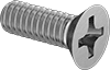 Steel Phillips Flat Head Screws