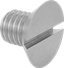 Steel Slotted Flat Head Screws