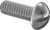 Steel Round Head Slotted Screws