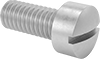 Steel Fillister Head Slotted Screws