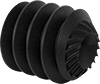 Serrated-Locking Steel Cup-Tip Set Screws
