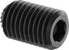 Serrated-Locking Steel Cup-Tip Set Screws