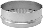 Image of Product. Front orientation. Sieves. Sieves for Large Material, 304 Stainless Steel Frame.